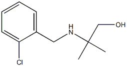 2-{[(2-chlorophenyl)methyl]amino}-2-methylpropan-1-ol Struktur