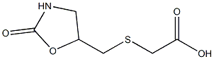 2-{[(2-oxo-1,3-oxazolidin-5-yl)methyl]sulfanyl}acetic acid Struktur