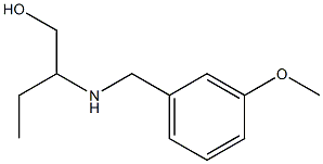 2-{[(3-methoxyphenyl)methyl]amino}butan-1-ol Struktur