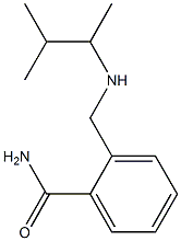 2-{[(3-methylbutan-2-yl)amino]methyl}benzamide Struktur