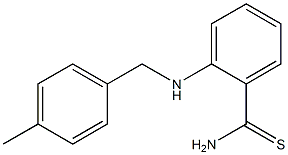 2-{[(4-methylphenyl)methyl]amino}benzene-1-carbothioamide Struktur