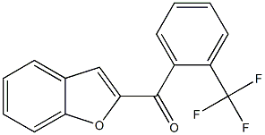 2-{[2-(trifluoromethyl)phenyl]carbonyl}-1-benzofuran Struktur