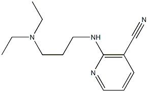 2-{[3-(diethylamino)propyl]amino}nicotinonitrile Struktur