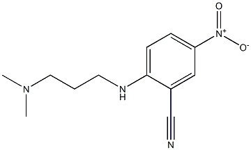 2-{[3-(dimethylamino)propyl]amino}-5-nitrobenzonitrile Struktur