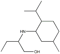 2-{[5-methyl-2-(propan-2-yl)cyclohexyl]amino}butan-1-ol Struktur