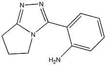 2-{5H,6H,7H-pyrrolo[2,1-c][1,2,4]triazol-3-yl}aniline Struktur