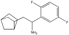 2-{bicyclo[2.2.1]heptan-2-yl}-1-(2,5-difluorophenyl)ethan-1-amine Struktur