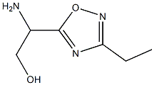 2-amino-2-(3-ethyl-1,2,4-oxadiazol-5-yl)ethan-1-ol Struktur