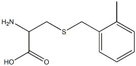 2-amino-3-[(2-methylbenzyl)thio]propanoic acid Struktur