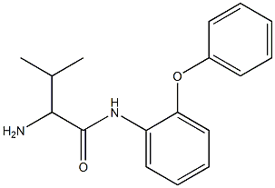 2-amino-3-methyl-N-(2-phenoxyphenyl)butanamide Struktur