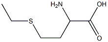 2-amino-4-(ethylsulfanyl)butanoic acid Struktur