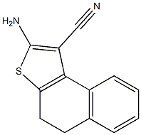 2-amino-4,5-dihydronaphtho[2,1-b]thiophene-1-carbonitrile Struktur