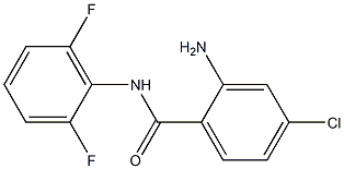 2-amino-4-chloro-N-(2,6-difluorophenyl)benzamide Struktur