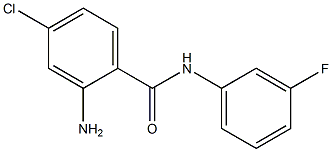 2-amino-4-chloro-N-(3-fluorophenyl)benzamide Struktur