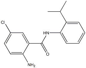 2-amino-5-chloro-N-[2-(propan-2-yl)phenyl]benzamide Struktur