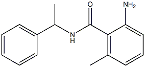 2-amino-6-methyl-N-(1-phenylethyl)benzamide Struktur