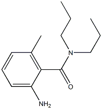 2-amino-6-methyl-N,N-dipropylbenzamide Struktur