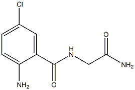 2-amino-N-(2-amino-2-oxoethyl)-5-chlorobenzamide Struktur