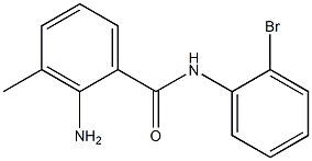 2-amino-N-(2-bromophenyl)-3-methylbenzamide Struktur