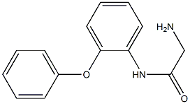 2-amino-N-(2-phenoxyphenyl)acetamide Struktur