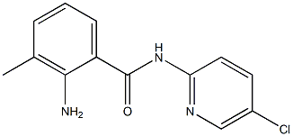 2-amino-N-(5-chloropyridin-2-yl)-3-methylbenzamide Struktur