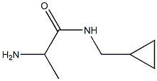 2-amino-N-(cyclopropylmethyl)propanamide Struktur