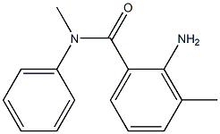 2-amino-N,3-dimethyl-N-phenylbenzamide Struktur