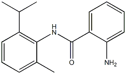 2-amino-N-[2-methyl-6-(propan-2-yl)phenyl]benzamide Struktur