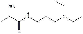 2-amino-N-[3-(diethylamino)propyl]propanamide Struktur