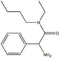 2-amino-N-butyl-N-ethyl-2-phenylacetamide Struktur