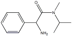 2-amino-N-isopropyl-N-methyl-2-phenylacetamide Struktur