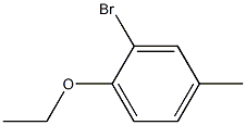 2-bromo-1-ethoxy-4-methylbenzene Struktur