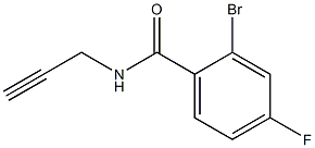 2-bromo-4-fluoro-N-prop-2-ynylbenzamide Struktur