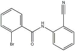 2-bromo-N-(2-cyanophenyl)benzamide Struktur