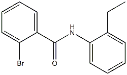 2-bromo-N-(2-ethylphenyl)benzamide Struktur