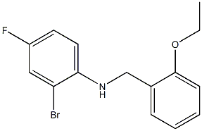 2-bromo-N-[(2-ethoxyphenyl)methyl]-4-fluoroaniline Struktur