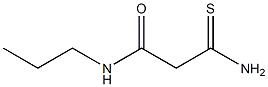 2-carbamothioyl-N-propylacetamide Struktur