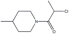 2-chloro-1-(4-methylpiperidin-1-yl)propan-1-one Struktur