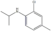 2-chloro-4-methyl-N-(propan-2-yl)aniline Struktur