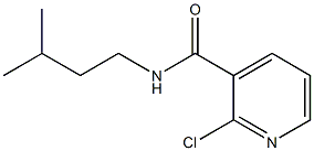 2-chloro-N-(3-methylbutyl)pyridine-3-carboxamide Struktur