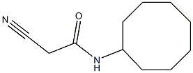 2-cyano-N-cyclooctylacetamide Struktur