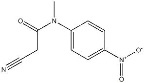 2-cyano-N-methyl-N-(4-nitrophenyl)acetamide Struktur