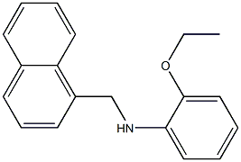 2-ethoxy-N-(naphthalen-1-ylmethyl)aniline Struktur