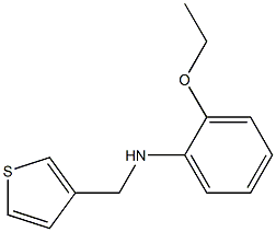 2-ethoxy-N-(thiophen-3-ylmethyl)aniline Struktur