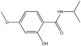 2-hydroxy-4-methoxy-N-(propan-2-yl)benzamide Struktur