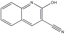 2-hydroxyquinoline-3-carbonitrile Struktur