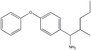 2-methyl-1-(4-phenoxyphenyl)pentan-1-amine Struktur