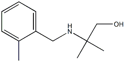 2-methyl-2-{[(2-methylphenyl)methyl]amino}propan-1-ol Struktur