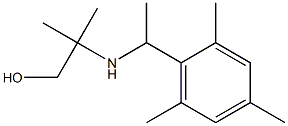 2-methyl-2-{[1-(2,4,6-trimethylphenyl)ethyl]amino}propan-1-ol Struktur