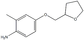 2-methyl-4-(tetrahydrofuran-2-ylmethoxy)aniline Struktur